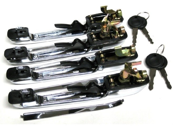 VW Jetta A2 84-92 handles 4 pcs set TUNING chrom