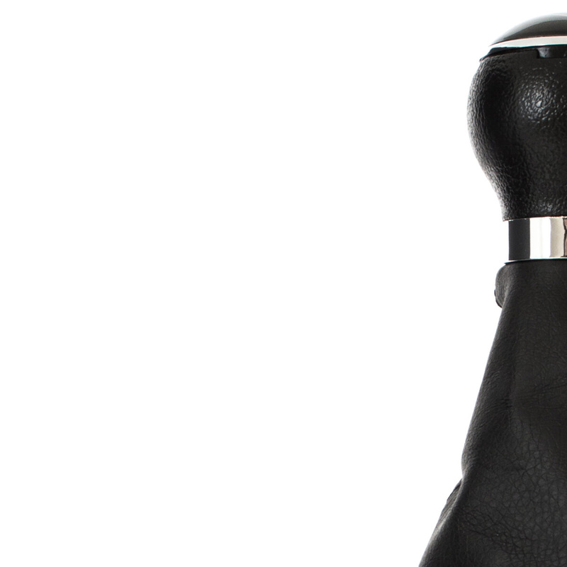 VW CADDY MK3 III 04-10 Gear / gearbox knob BLACK + SILVER RING + BLACK LID 5+R + Lever Gaiter WITH FRAME