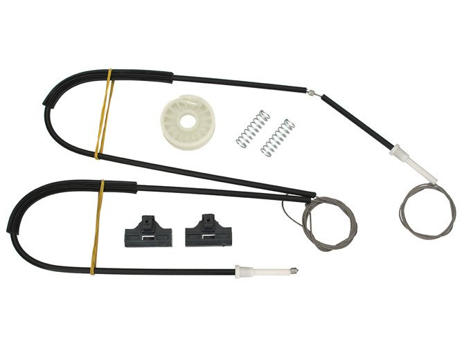 Ford Mondeo Mk3 00-06 Front window lifter / winder / regulator (electric adjustment version) Repair kit Left
