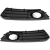 Audi A4 08-11 (Fog lamp version) Bumper ventilation grill 3 strips Left + Right set