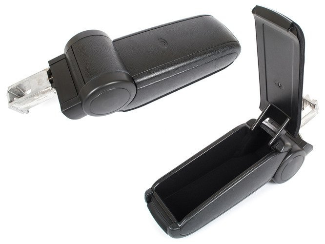 Audi A4 B7 04-07 armrest set BLACK FABRIC + mounting kit