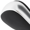 BMW 1 E81 E82 E87 E 88 04-13 AUTOMATIC Gear shift knob black + SILVER - SHORT SELECTOR
