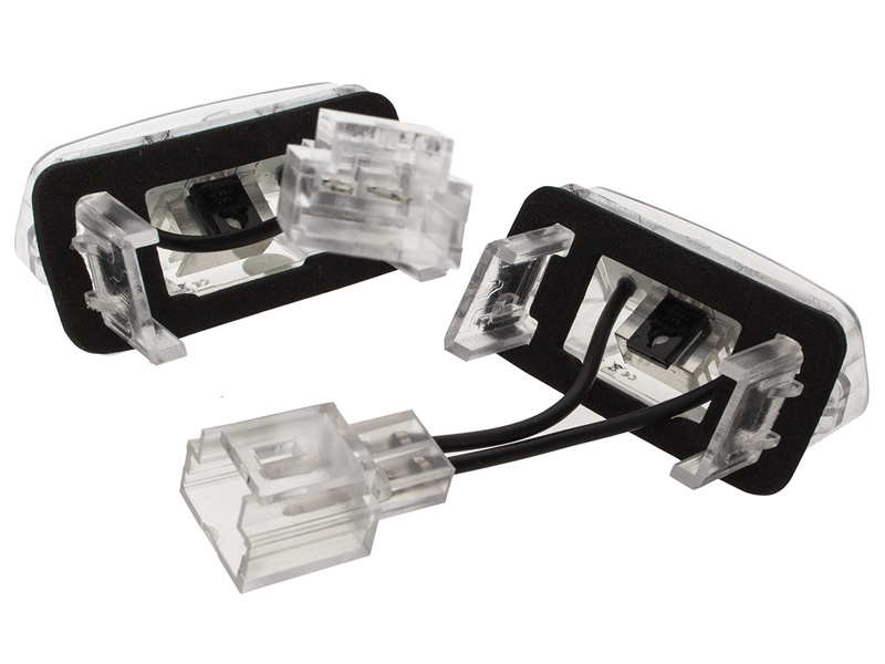 Peugeot 206 207 306 307 308 406 407 5008 Expert Partner Traveller Licence plate light / lamp LED 2 pcs set