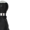 VW Golf VI 08-12 Gear shift knob SILVER + BLACK Lever Gaiter with frame CHROM 6 Gears