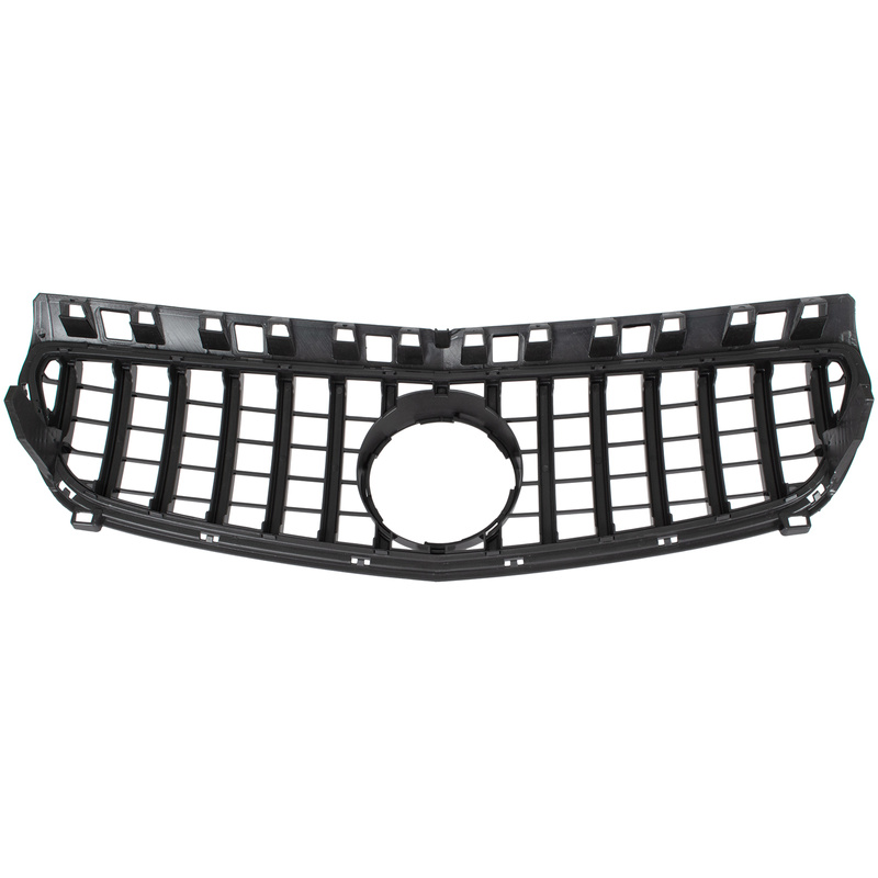 Mercedes KLASA A W176 12-18 atrapa między reflektory (grill) PANAMERICANA PIANO BLACK