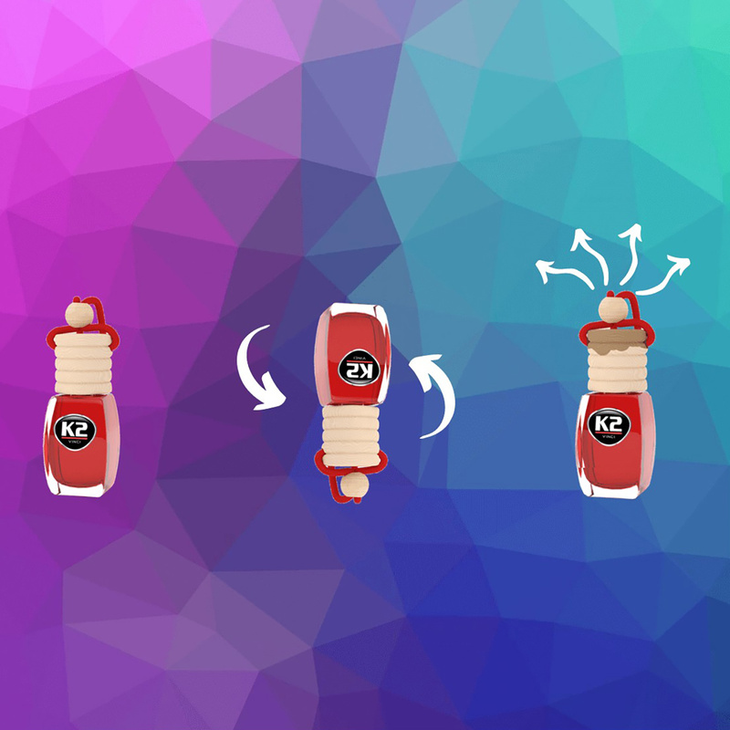 Odświeżacz w buteleczce Zapach K2 VENTO SOLO ZIELONE JABŁKO REFILL 8ml V402