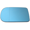 BMW 5 E39 96-04 Mirror glass / mirror insert Heated BLUE Left