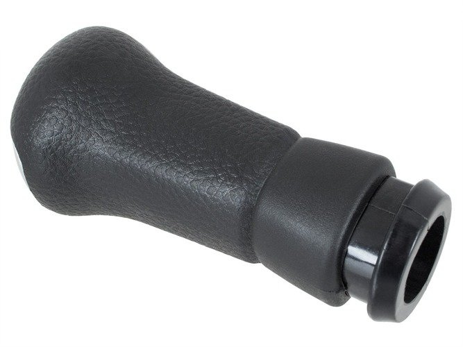 Nissan Juke 2010- Gear shift knob 5 speed black + SILVER