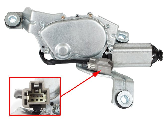 Volvo XC90 02-14 Rear wiper motor