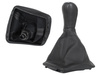 Skoda Octavia II 2004- Gear shift knob + Lever Gaiter with frame SILVER 5 Gear
