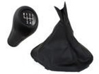 BMW 5 E39 95-04 Gear shift knob EXCLUSIVE 5 speed + Gear Shift Lever Cover / Gear stick gaiter with frame 2 pieces. set