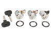 Citroen Xsara 1997- Door + trunk lock / insert 3 pcs set