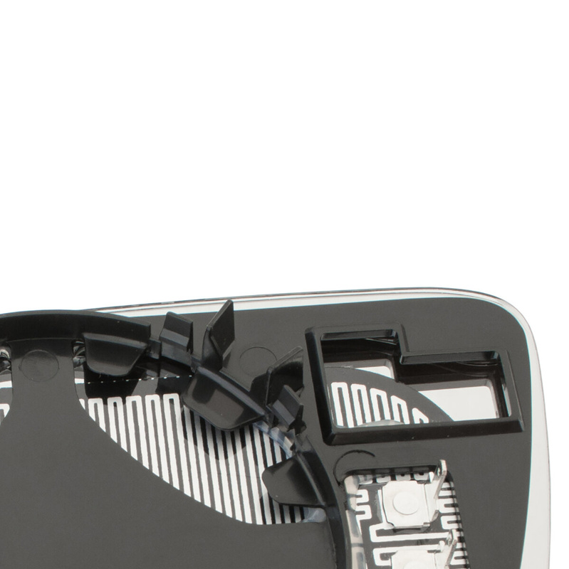 Skoda Octavia II 04-12 Mirror glass / mirror insert Heated Right