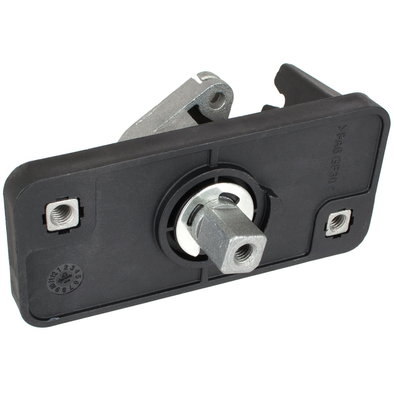 Peugeot Boxer II 2006- zamek ŚRODKOWY drzwi tylnych lewych + klamka WEWNĘTRZNA tylnych drzwi 2 szt. KPL