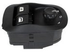 Peugeot 206 1998- Window lifter and mirror regulation control panel (electric adjustment version)