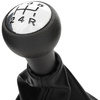 CITROEN C5 Gear / gearbox knob BLACK + CHROME CAP + LEVER GAITER 5+R 
