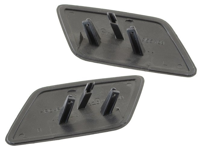 Skoda Octavia II 04-09 Headlamp washer plug / cover GREY Left + Right 2 pcs set