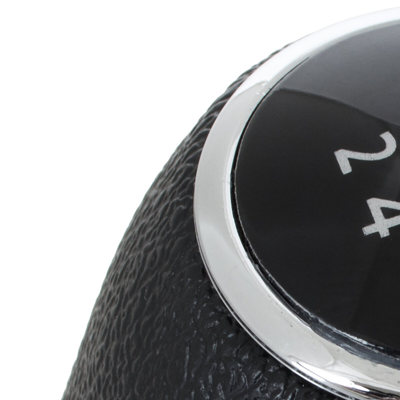 VW T5 / T6 03-11 Gear / gearbox knob BLACK + SILVER RING + BLACK LID 5+R 7H0711113