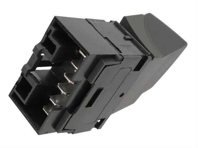 Peugeot Boxer I FL 02-06 Window lifter switch BLACK-BLACK Left