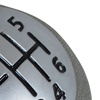 Renault Fluence 2009- Gear shift knob 6 Gears GREY