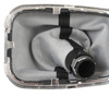 VW GOLF MK4 IV 98-05 Gear / gearbox knob BLACK + SILVER RING + CHROME LID 5+R + Lever Gaiter (22mm DIAMETER)