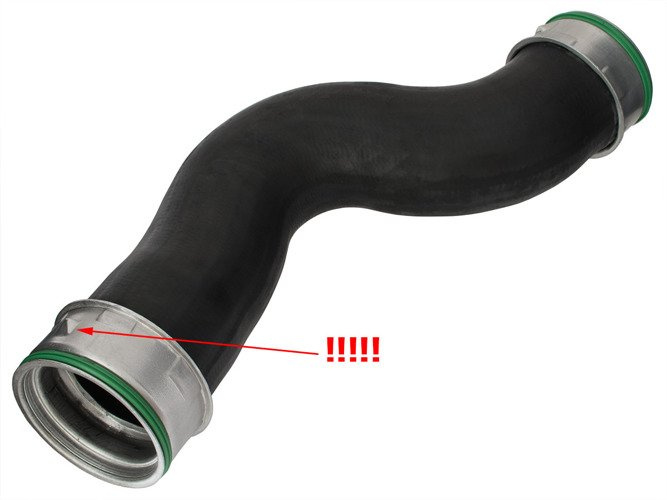 VW JETTA III 1,9 TDI 05-10 TURBO INTERCOOLER HOSE PIPE 1K0145832B