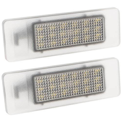 Peugeot 1007 106 II 307 308 I 406 407 607 806 807 Expert RCZ lampki podświetlenia tablicy rejestracyjnej LED 2 szt. kpl.