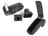 Vauxhall / Opel Astra II G 98-05 armrest set BLACK FABRIC + mounting kit
