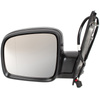 VW Caddy 04- Wing mirror Electric heated Black Left