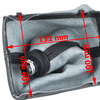Audi A4 B8 07-15 Gear shift knob BLACK 5 Gear + Lever Gaiter BLACK