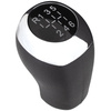 Hyundai i20 07-12 gałka zmiany biegów CZARNA + CHROM 6 BIEGÓW