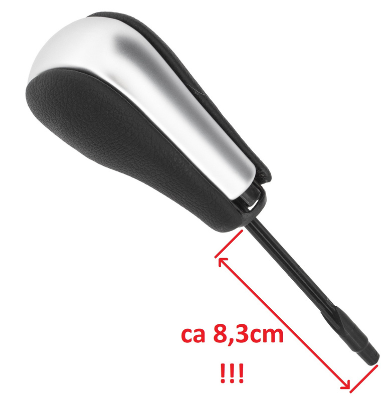 BMW 1 E81 E82 E87 E88 AUTOMAT Gear shift knob BLACK + SILVER