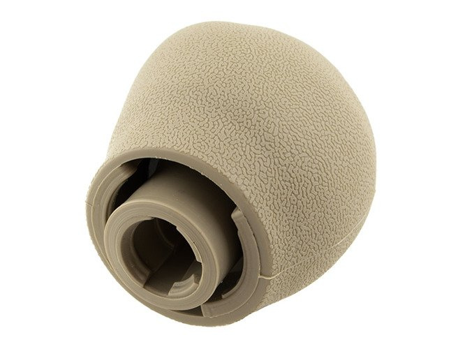 RENAULT MASTER MK3 III 10- / 2010- Gear / gearbox knob BEIGE + MAT CHROME CAP 6+R