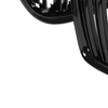 BMW X1 E84 09-15 atrapy między reflektory (nerki) lewa + prawa kpl. BLACK GLOSSY DOUBLE BAR