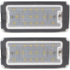 Fiat 500 2007- Licence plate lights LED 2 pieces. set.