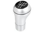 BMW E39 E46 E53 E60 E61 E81 E82 E83 E85 E87 E90 E91 E92 E93 Gear shift knob SILVER+CHROM 5 Gear