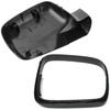 VW T5 03-15 obudowa + ramka lusterka zewnętrznego CZARNA lewa 2 szt. KPL