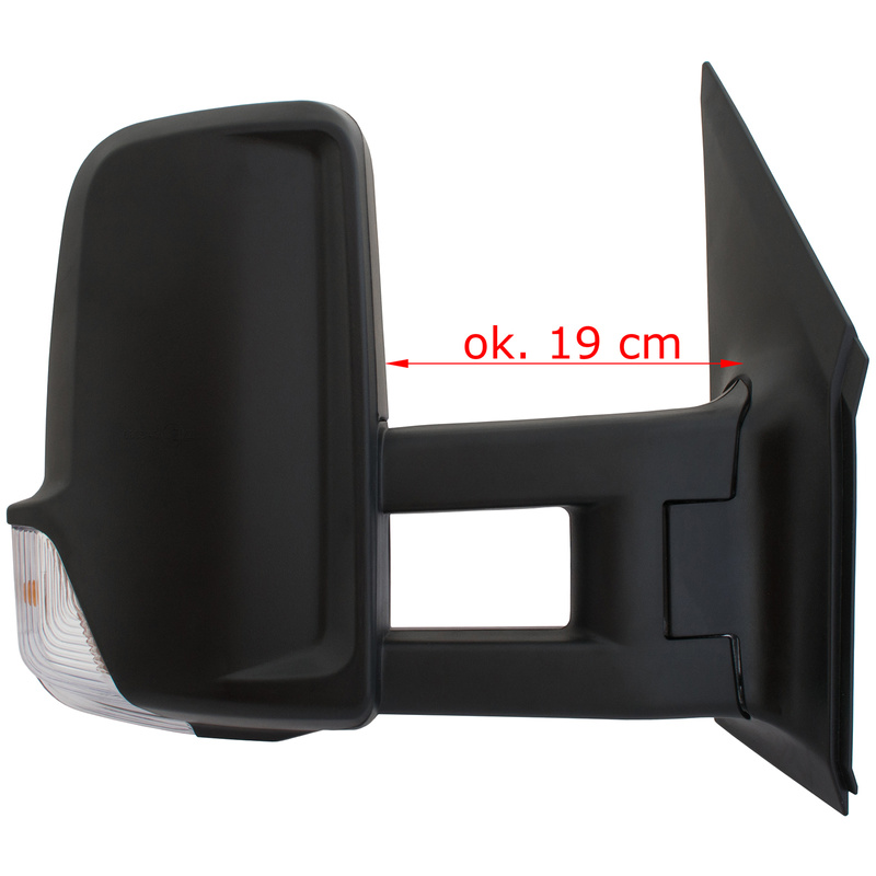 Mercedes Sprinter 2005- lusterko zewnętrzne elektryczne ogrzewane DŁUGIE RAMIĘ 19 CM prawe