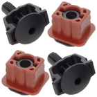 Mercedes 2X mocowanie górne chłodnicy Kołek + Uchwyt 4 szt KPL