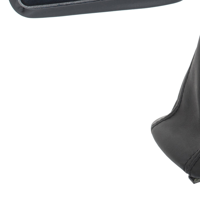 Skoda Octavia II 2004- Gear shift knob + Lever Gaiter with frame BLACK 5 Gear