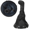 SKODA ROOMSTER 07- / 2007- Gear / gearbox knob BLACK 5+R + Lever Gaiter WITH FRAME