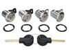 Citroen Berlingo 96-08 Door lock / insert 4 pcs set