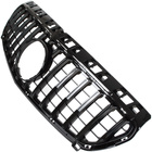 Mercedes KLASA A W176 12-18 atrapa między reflektory (grill) PANAMERICANA PIANO BLACK