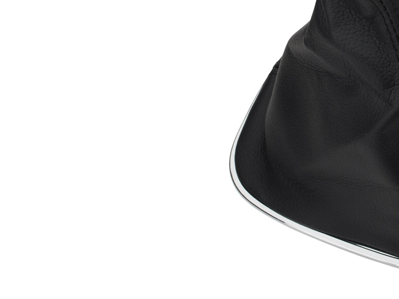 Vauxhall / Opel Corsa D 2006- Gear shift knob BLACK + Lever Gaiter 6 Gears