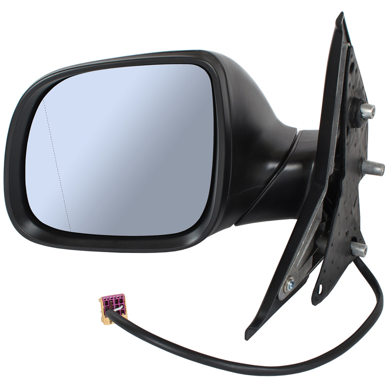 VW T5 FL 2009- wing mirror Electric heated Black Left