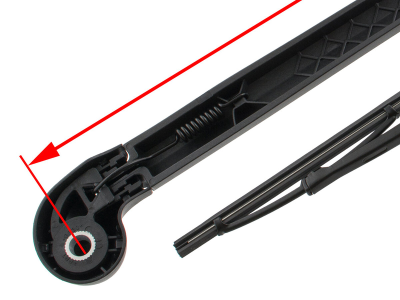Audi A6 04-08 station wagon Wiper arm + blade
