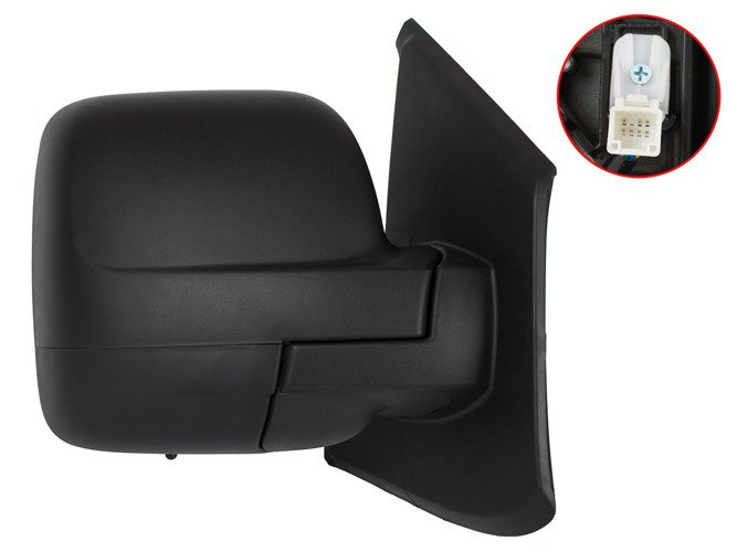 Renault Trafic III 2014- wing mirror electric heated Black Right