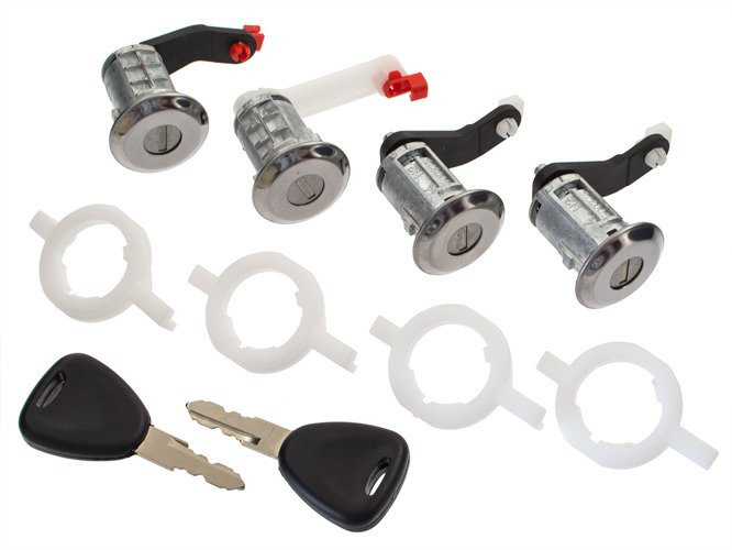 Vauxhall / Opel Movano A 98-10 Door lock / insert 4 pcs set