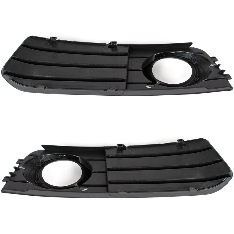 Audi A4 08-11 (Fog lamp version) Bumper ventilation grill 3 strips Left + Right set