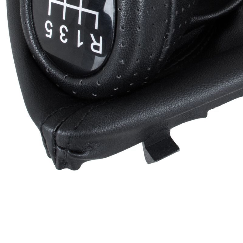 BMW 1 E81 07-11 Gear shift knob BLACK 6 Gears + Lever cover / gaiter